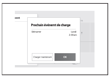 Utilisation de la fonction de calendrier de recharge