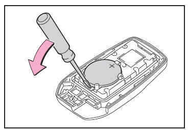 Pile de la clé électronique